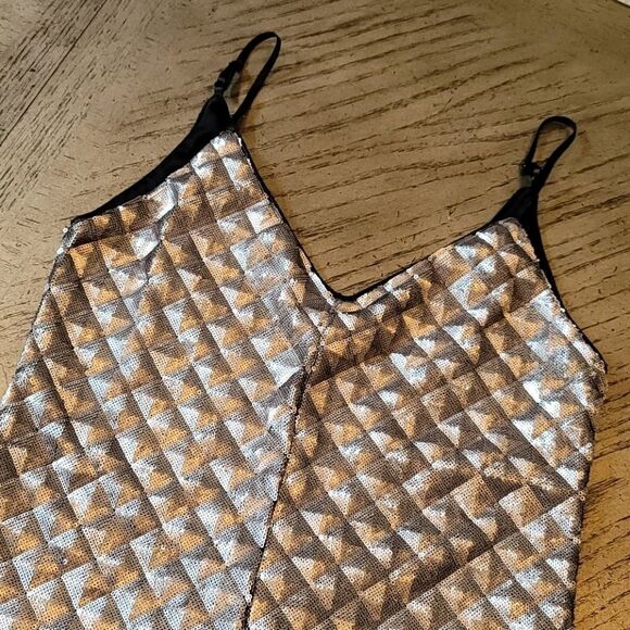 gold and black metallic romper S - Picture 3 of 6
